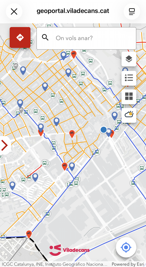Viladecans crea un nou planificador de rutes a l’app municipal per promoure una mobilitat de proximitat més sostenible