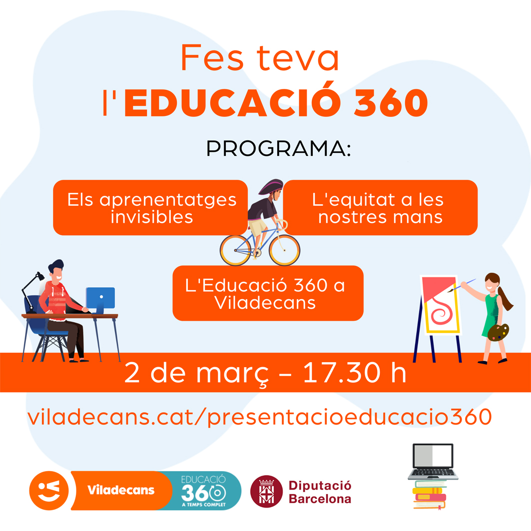 Educació 360 anima la ciutadania a participar-hi de forma activa