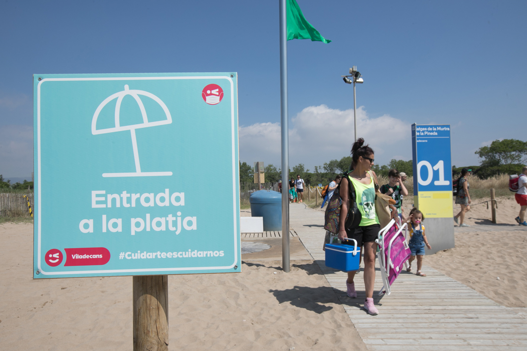 La platja de Viladecans és la millor valorada en el litoral metropolità