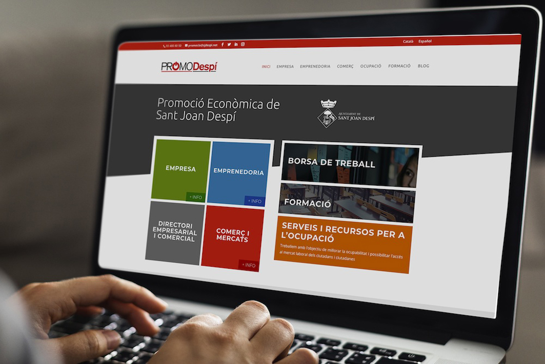 El servicio municipal Promodespí estrena nueva web, más intuitiva y con más servicios