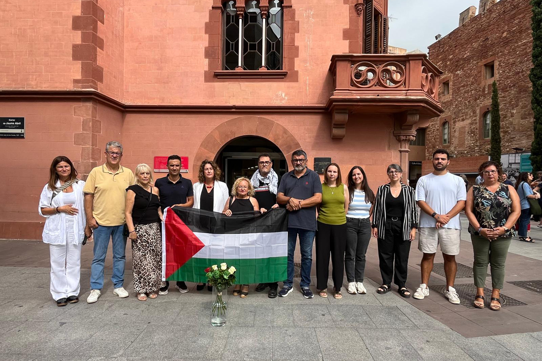 Viladecans es manifesta per Gaza