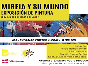 MIREIA Y SU MUNDO - EXPOSICION DE PINTURAS